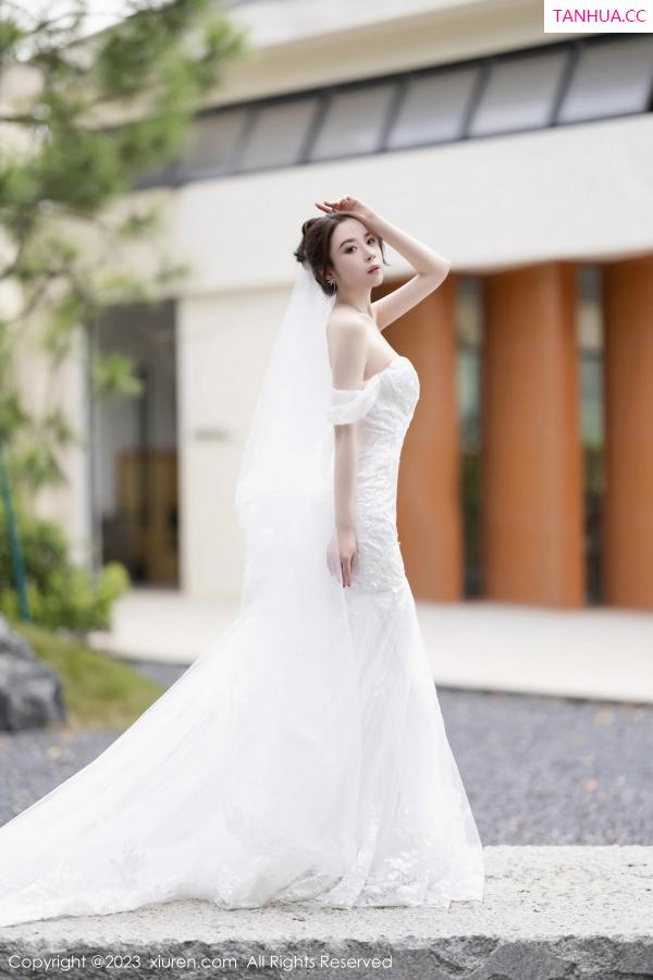 梦心玥  [XiuRen]高清写真图 2023.08.30 No.7310 梦心玥 婚纱美腿第11张图片